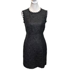 Kate Spade Della Brighton Mini Dress Women’s Size 4 Pebble Lace Sheath